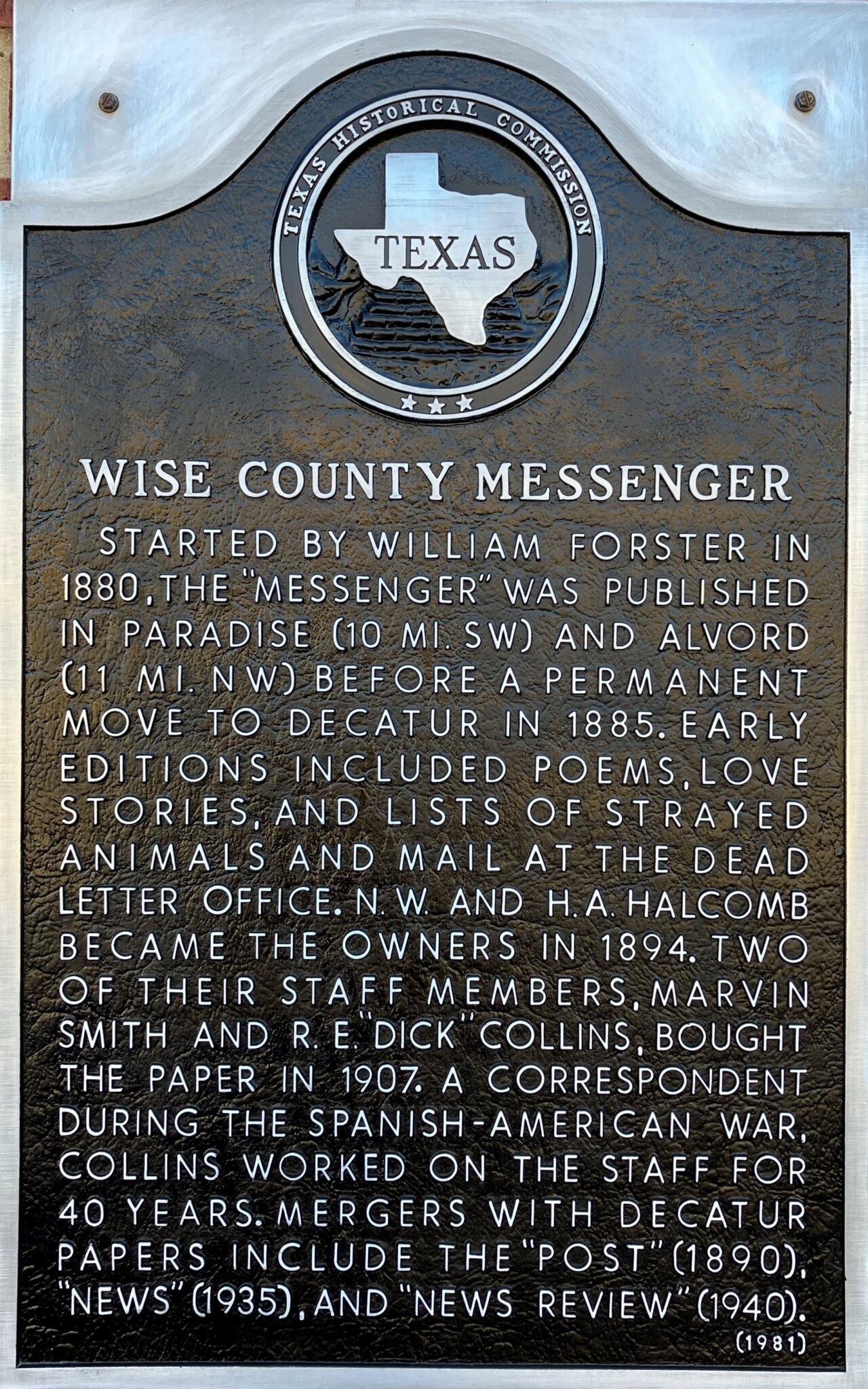 Wise County Messenger – WCHS